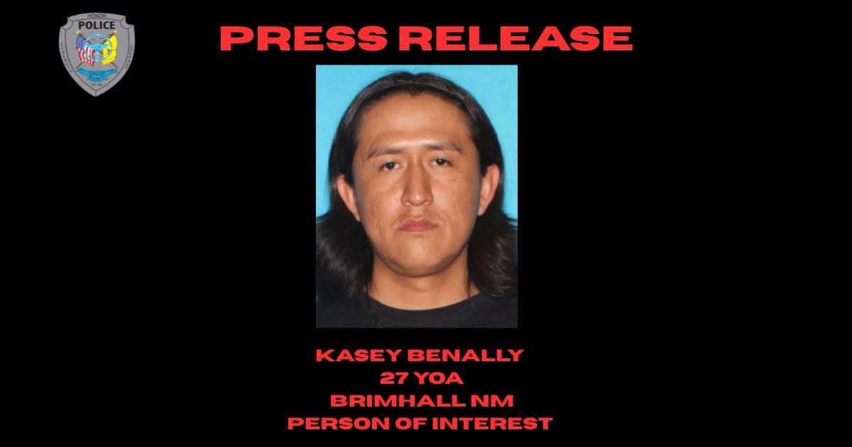 Kasey Benally, wanted by Gallup police